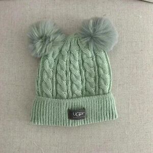 UGG double pom-pom beanie hat for baby